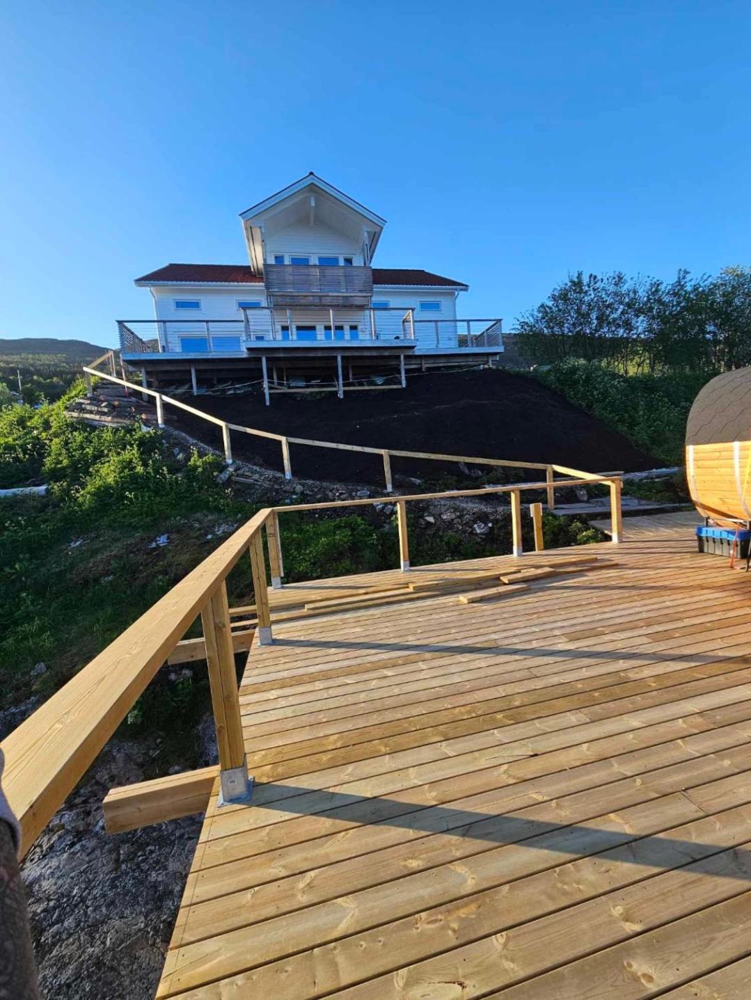 הוילה טרומסה Kaldfjord Sea House מראה חיצוני תמונה