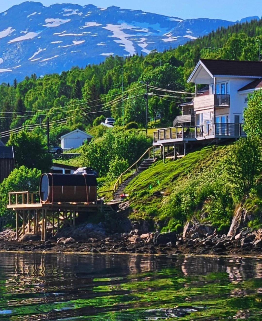 הוילה טרומסה Kaldfjord Sea House מראה חיצוני תמונה